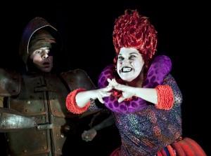 Martin Bassindale (crab) and Beverly Rudd (Sea Witch), photo by Simon Annand