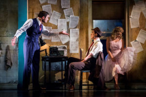 Breakfast at Tiffany’s – Charlie De Melo, Matt Barber and Emily Atack – Photo credit Sean Ebsworth Barnes