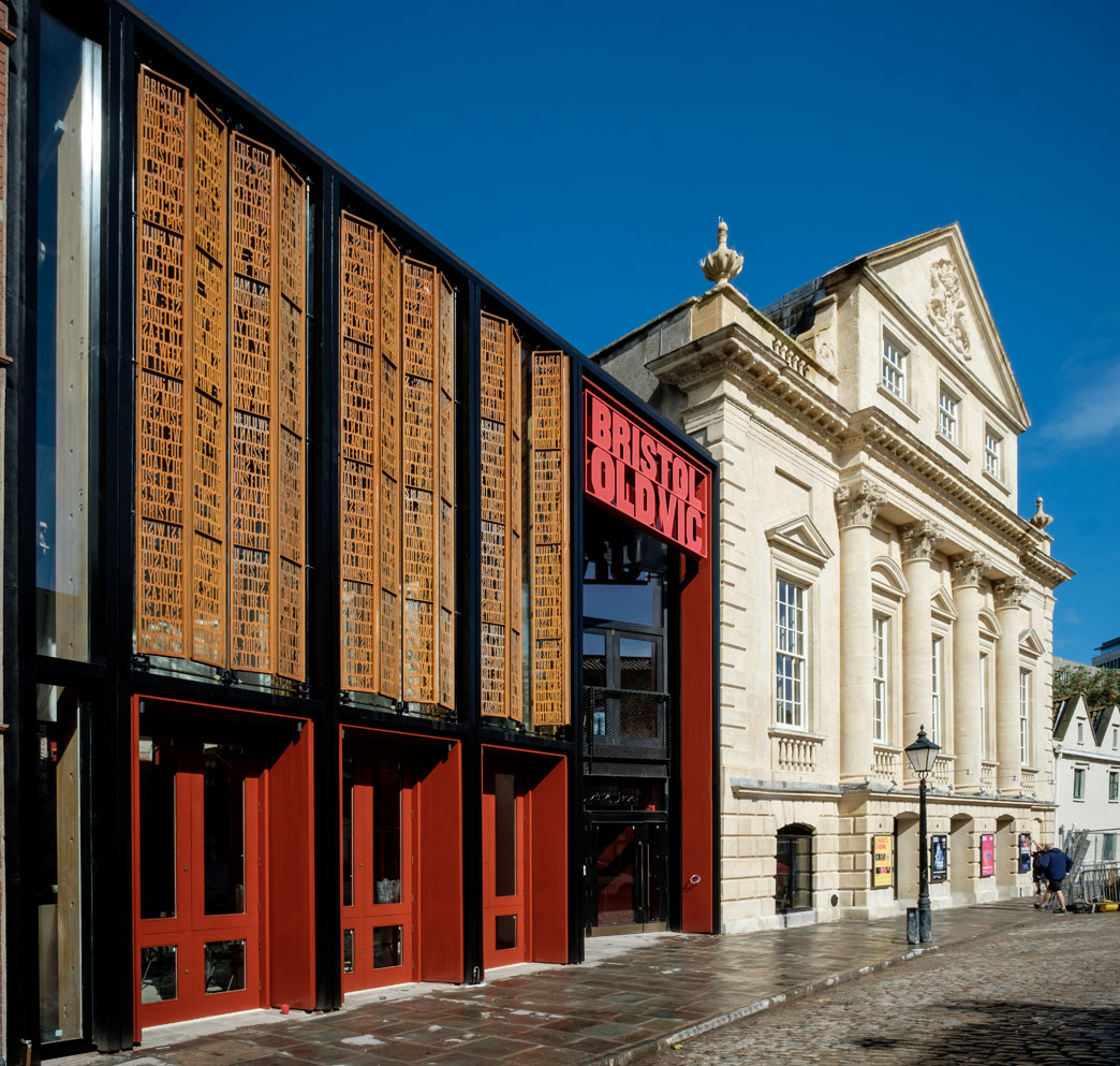 THE BRISTOL OLD VIC NEW FRONT OF HOUSE OPENS