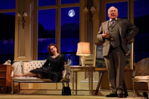 A Song At Twilight – Jane Asher as Carlotta Gray and Simon Callow as Sir Hugo Latymer – Credit Nobby Clark