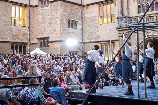 Review: THE COMEDY OF ERRORS in the Old Schools Quad at the Bodleian Library, Oxford