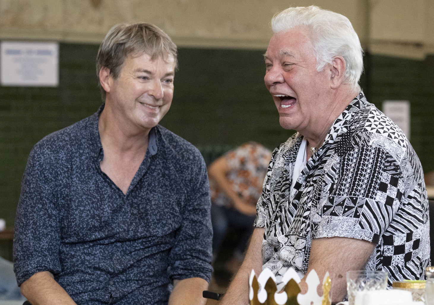 Julian Clary and Matthew Kelly who star in THE DRESSER