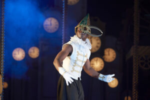 Denzel Baidoo as Nutcracker. Photo geraint Lewis