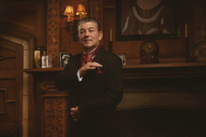 The Mousetrap – John Altman as Mr. Paravicini – 70th Anniversary Tour – Photo by Matt Crockett