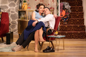 Home, I’m Darling – Jessica Ransom as Judy and Neil McDermott as Johnny – Credit Jack Merriman