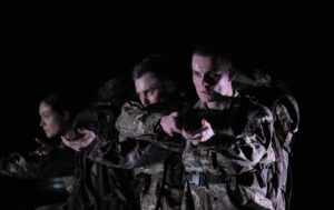 5 SOLDIERS – Amy Groves as Female Officer, Frank Hickman as Sgt, Chander Van Daatselaar as Squaddie – Credit Prime Lens