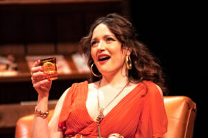 Abigail’s Party – Rebecca Birch as Beverly – Photo credit Sheila Burnett ©