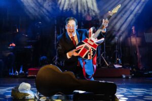 TONY! [The Tony Blair Rock Opera] – Jack Whittle as Tony Blair – Photo credit Mark Senior ©