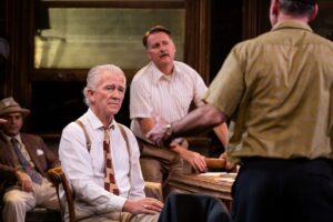 Twelve Angry Men – Patrick Duffy as Juror 8, Gary Webster as Juror 6 and Company – Photo by Jack Merriman