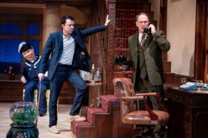Sleuth – Neil McDermott as Milo Tindle and Todd Boyce as Andrew Wyke – Photo credit Jack Merriman