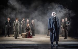 Ralph Fiennes and Company in Grace Pervades CREDIT Marc Brenner